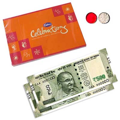 "Cash - Rs.1001 , Chocolates - Click here to View more details about this Product